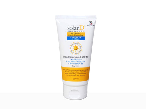 Solar D Sunscreen Everyday Active Sunscreen SPF 50 P++++