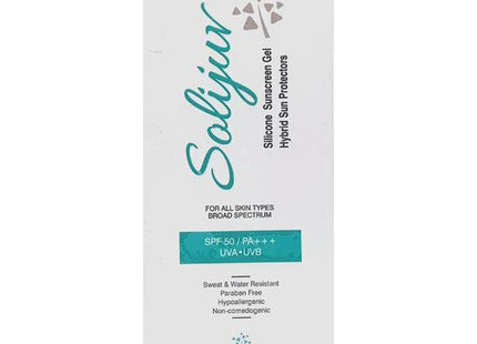 SOLIJUV SPF 50 PA+++ UVA UVB SILICONE Sunscreen Gel 50gm
