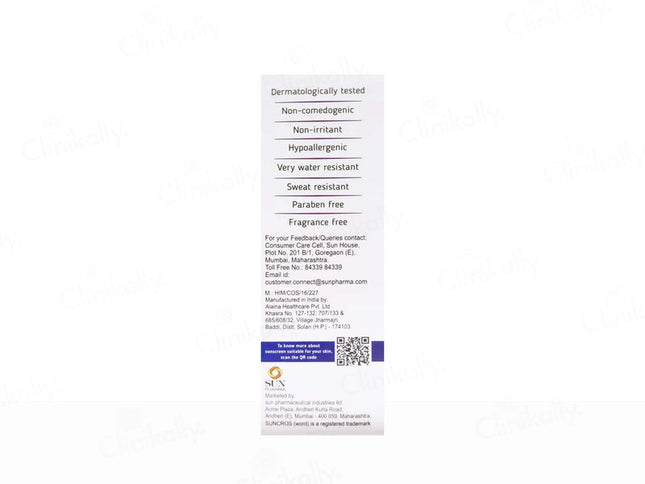Sun Pharma Suncros Neo Sunscreen Gel SPF 75+ PA+++ 50g