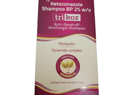 Trikoz Anti-Dandruff Antifungal Shampoo 80ml