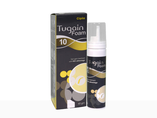 Tugain 10% Foam 60 ml | Cipla