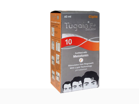 Tugain 10% F+ Solution | 60 ml | Cipla