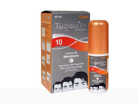 Tugain 10% F+ Solution | 60 ml | Cipla