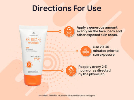 Heliocare Advanced Sunscreen Protector Solar Gel SPF 50