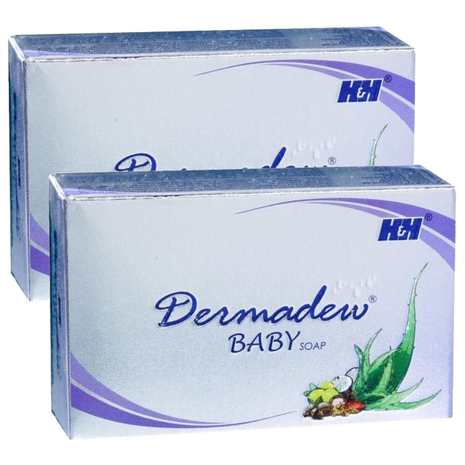 Dermadew baby soap 75g pack of 2