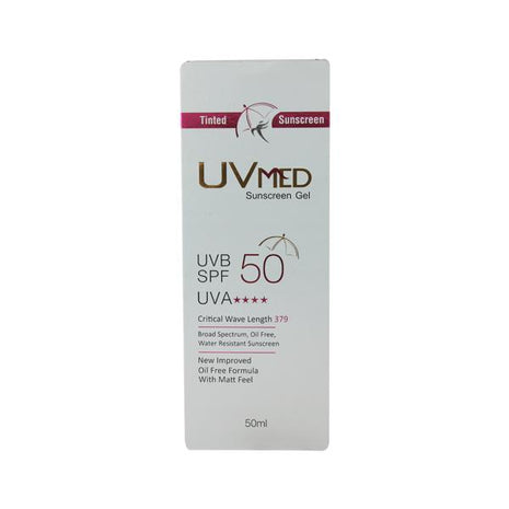 UVmed sunscreen gel 50ml