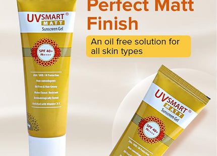 UVsmart Matt Sunscreen Gel SPF 40+/ PA++++ 50g