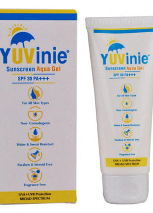 Yuvinie Sunscreen Aqua Gel SPF 30 PA+++, 50gm