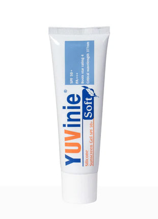 Yuvinie soft sunscreen spf 50 gel 50g pack of 2