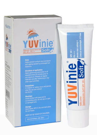 Yuvinie soft sunscreen spf 50 gel 50g pack of 2