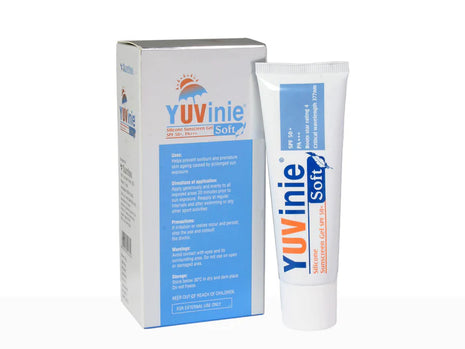 Yuvinie soft sunscreen spf 50 gel 50g pack of 2