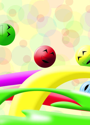 Happy Emoji Color Balls Mobile Case Cover