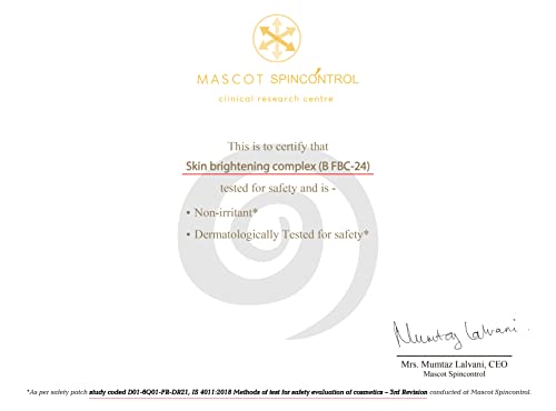 Fixderma authorised Certification 