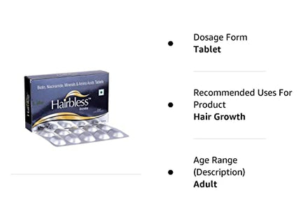 Hairbless strip pack  30 tab