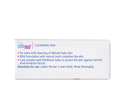 Sebamed Baby Cleansing Bar 150g|Ph 5.5 | With Panthenol|No tears & Soap Free bar| For Delicate skin