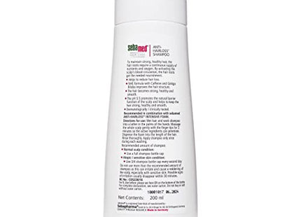 Sebamed Anti- Hairloss Shampoo 200Ml|Ph 5.5|Reduces Hairloss|Caffeine&Gingko Biloba|All Hair Types
