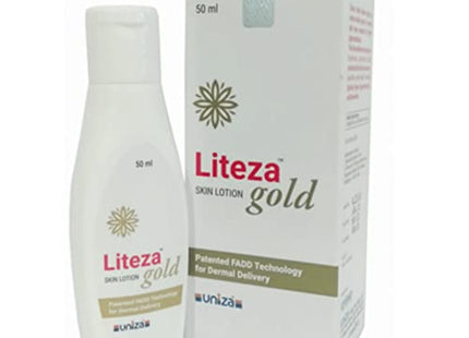 LITEZA SKIN LOTION GOLD Enriched Gluthathione + And Vitamin C (50 ML )