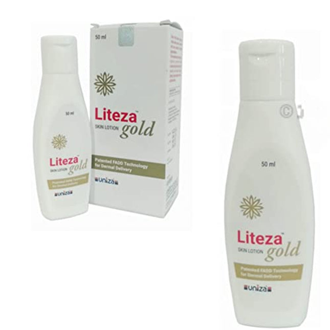 LITEZA SKIN LOTION GOLD Enriched Gluthathione + And Vitamin C (50 ML )