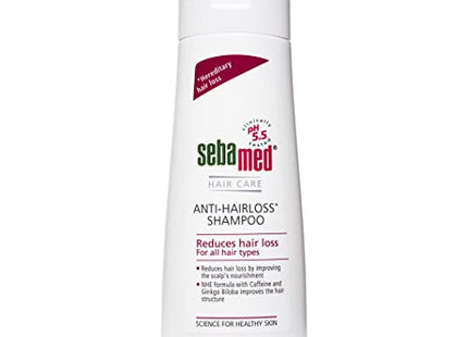 Sebamed Anti- Hairloss Shampoo 200Ml|Ph 5.5|Reduces Hairloss|Caffeine&Gingko Biloba|All Hair Types