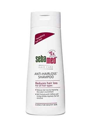 Sebamed Anti- Hairloss Shampoo 200Ml|Ph 5.5|Reduces Hairloss|Caffeine&Gingko Biloba|All Hair Types