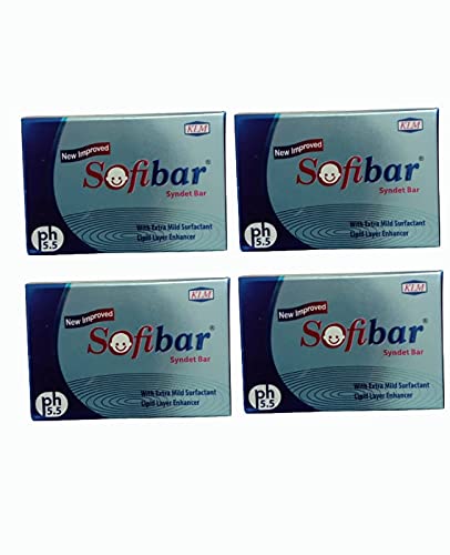 Sofibar Syndet Bar | Baby Soap | 75 Gram (Pack of 4)