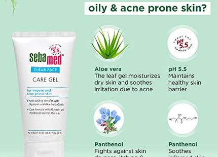 Sebamed Clear Face Care Gel 50Ml