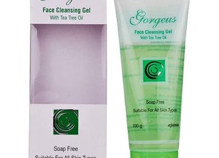Gorgeus Face Cleansing Gel with Tea Tree Oil | Soap-Free 100g