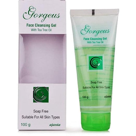 Gorgeus Face Cleansing Gel with Tea Tree Oil | Soap-Free 100g