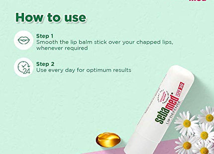 Sebamed Lip Defense, 4.8g For Dry & Chapped Lips With SPF 30 With Jojoba Oil & Vitamin E