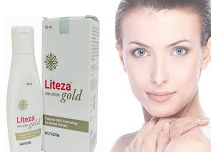 LITEZA SKIN LOTION GOLD Enriched Gluthathione + And Vitamin C (50 ML )