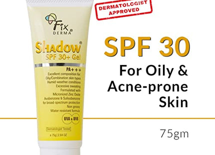Fixderma Shadow SPF 30+ PA+++ Gel 75gm