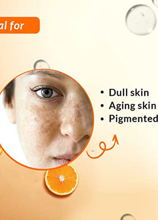 Fixderma 17% Vitamin C Face Serum for Glowing Skin | Retinol Face Serum | Skin Brightening Vit C Serum for Women and Men | Anti Aging Night Face Serum | Niacinamide Serum - 15g