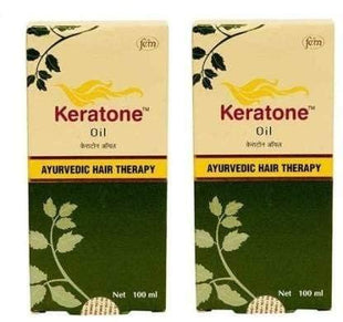 Keratone Oil Ayurvedic Hair Therapy Oil for Scalp Nourishment and Hair Revitilization - pack of 2 KarissaKart