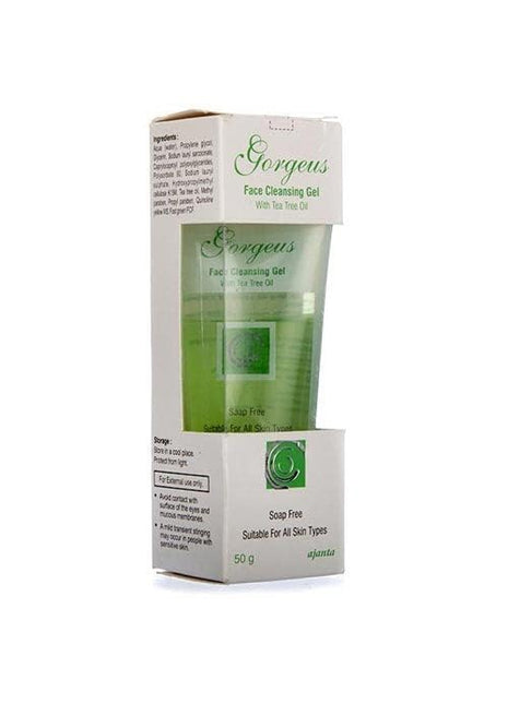 Gorgeus Face Cleansing Gel with Tea Tree Oil | Soap-Free 100g