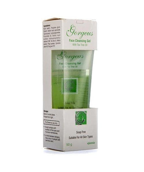 Gorgeus Face Cleansing Gel with Tea Tree Oil | Soap-Free 100g