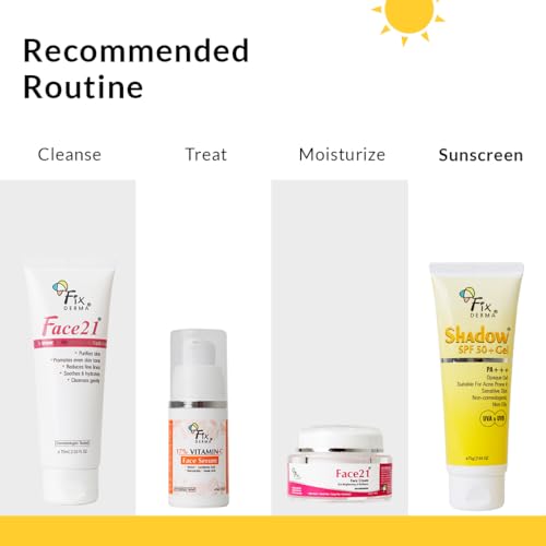 Fixderma Shadow SPF 50+ Gel Sunscreen For Oily Skin 75gms