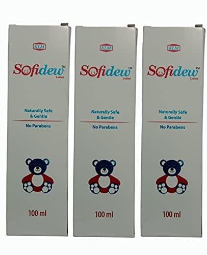 KARISSA Sofidew Lotion | Parabens Free Baby Lotion | Baby Lotion | 100 ml (Pack of 3) KarissaKart