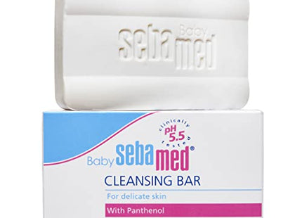 Sebamed Baby Cleansing Bar 150g|Ph 5.5 | With Panthenol|No tears & Soap Free bar| For Delicate skin