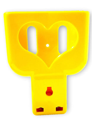 Heart Shaped Charging Holder (Pack of 2 )-Yellow