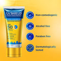 La Shield Pollution Protect | Mineral Based Sunscreen Gel | For Expert Urban Protection, SPF 50 And PA+++, 50 Grams (Pack of 2)