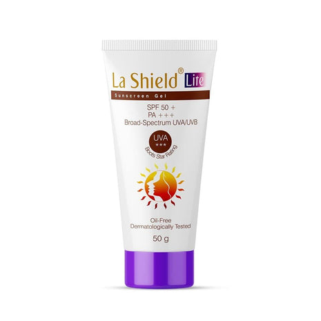 La Shield Lite SPF 50 Mineral Sunscreen | Skin lightening in 3 Weeks | Even Skin tone | PA +++ | All Skin types | 50 gm KarissaKart