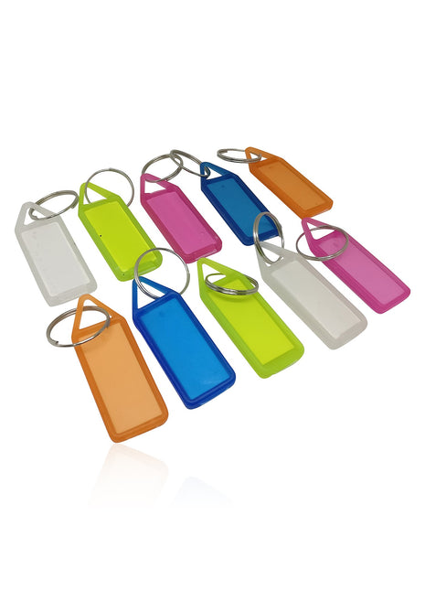 Pack Of 35_Plain Label Key Chain (Color: Assorted)