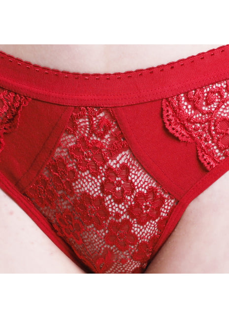 Women's Cotton Bra And Panty Set (Material: Cotton (Color: Mehroon)