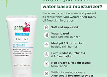 Sebamed Clear Face Care Gel 50Ml