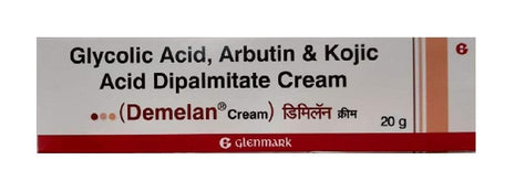 Glenmark Demelan Hyperpigmentation Cream for Dark Spots on Face and Body, As Shown in Image, 20 gm, (Model: KT-SM-013) KarissaKart