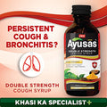 Sapat Ayusas Double Strength Cough Syrup,  (100ml - Pack of 2)