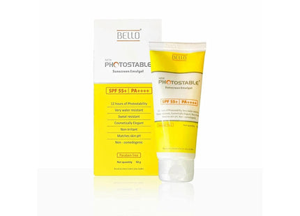 BELLO Photostable Photostable Sunscreen Gel SPF 55+ Pa+++, 50 Grams (Pack of 2) KarissaKart