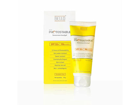 BELLO Photostable Photostable Sunscreen Gel SPF 55+ Pa+++, 50 Grams (Pack of 2) KarissaKart