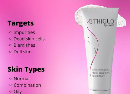 Ethiglo Skin whitening Face Wash (70ml)