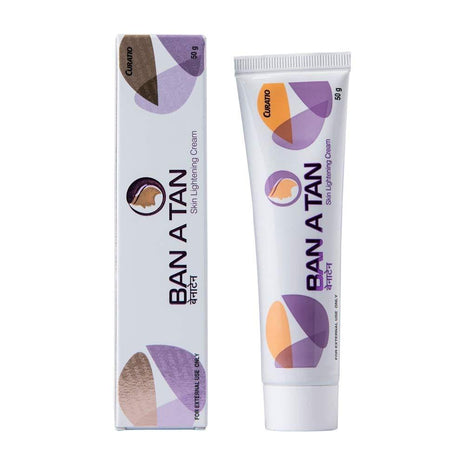 Ban A Tan Skin Lightening Cream / For Pigmented Skin / Reduces Dark Spots & Tanning / No Harmful Chemicals, 50g